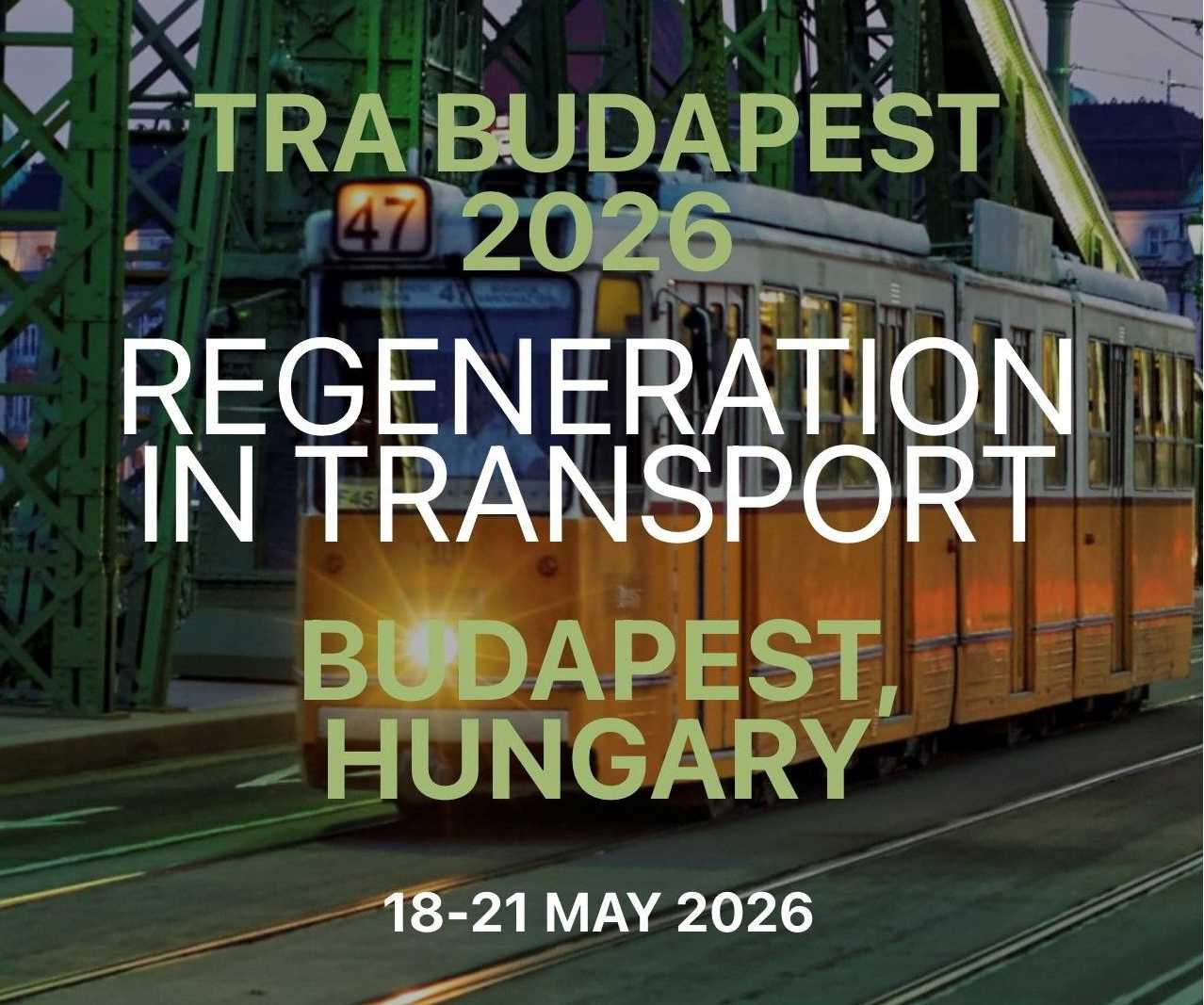 TRA2026 conference banner